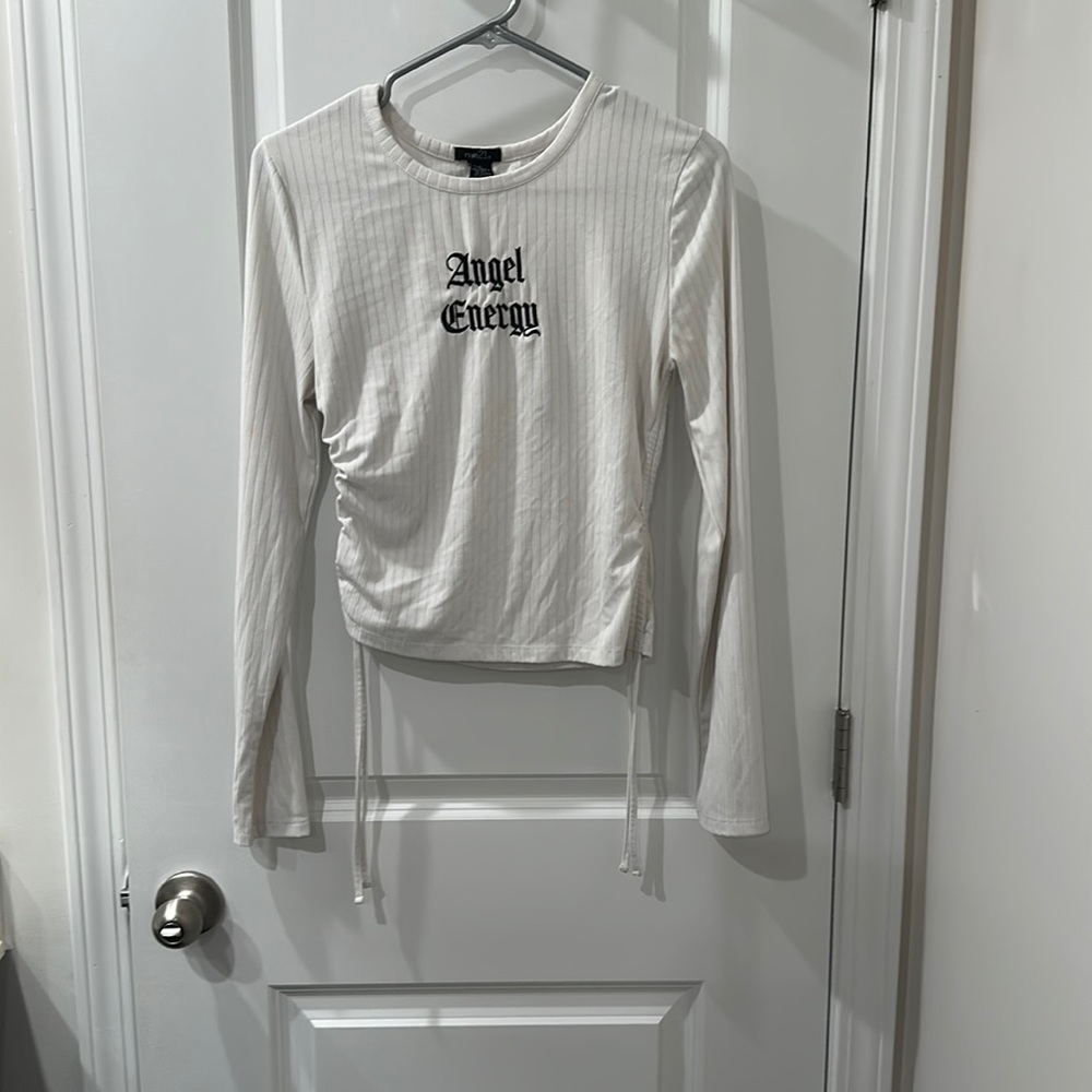 Long sleeve white shirt
